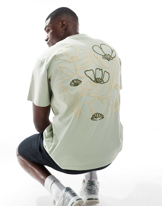 Back Floral Graphic T-Shirt