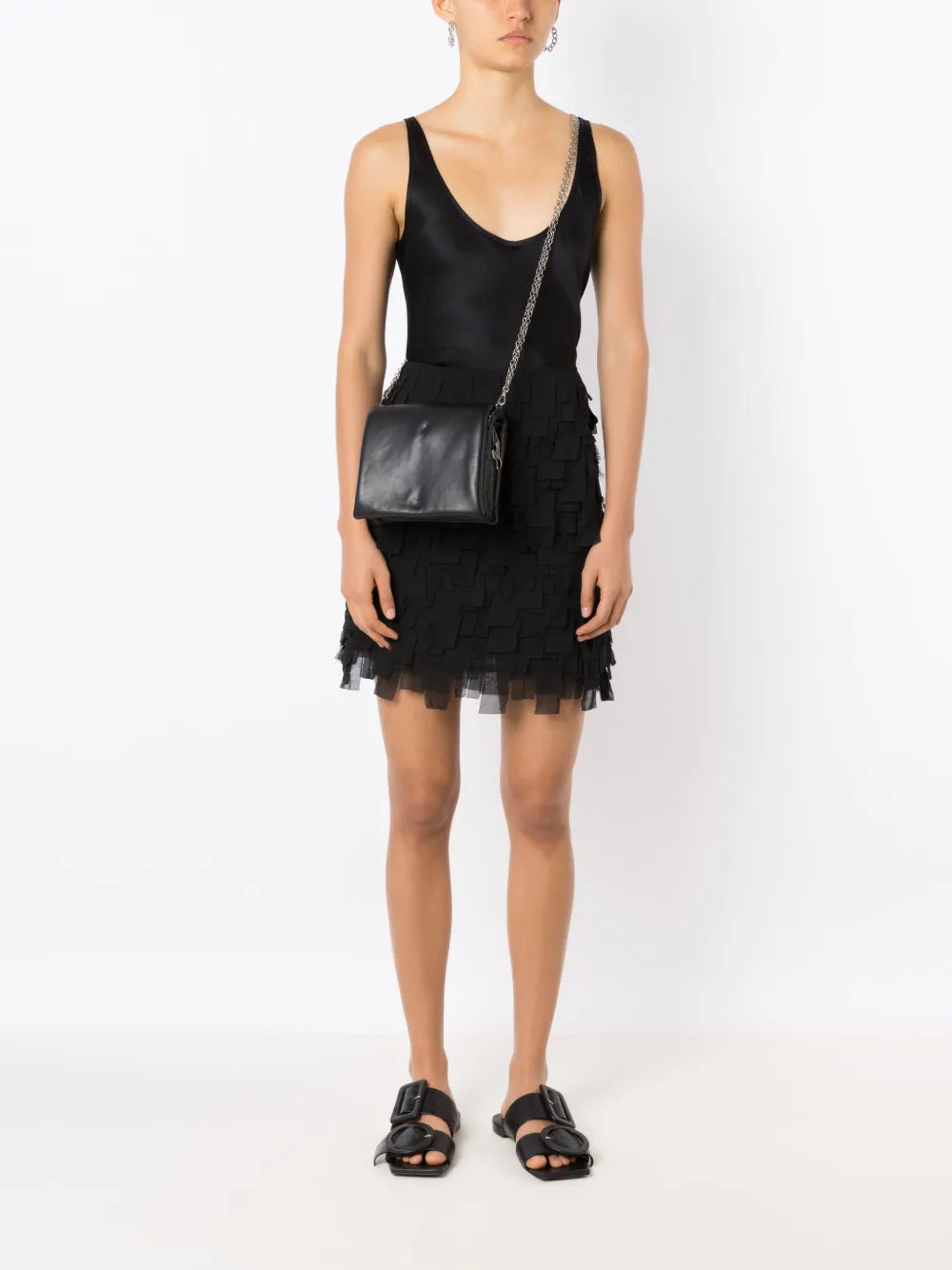 Layered High-Waisted Skirt