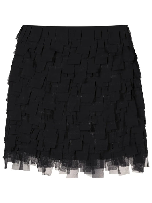 Layered High-Waisted Skirt