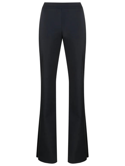 High-Waisted Straight-Leg Trousers
