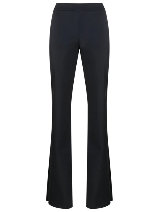 High-Waisted Straight-Leg Trousers