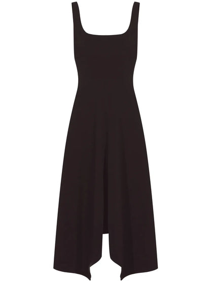 Barre Bustier Midi Dress