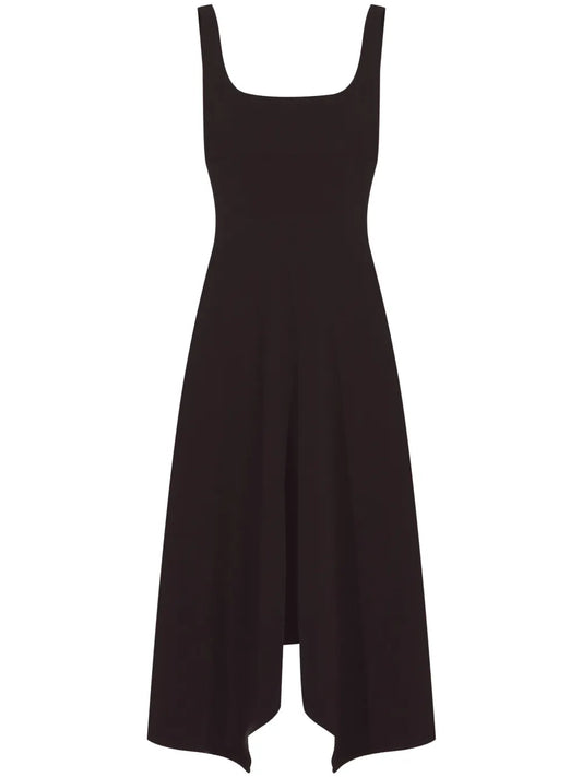 Barre Bustier Midi Dress