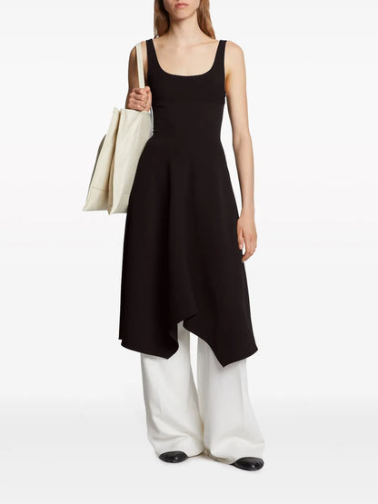 Barre Bustier Midi Dress