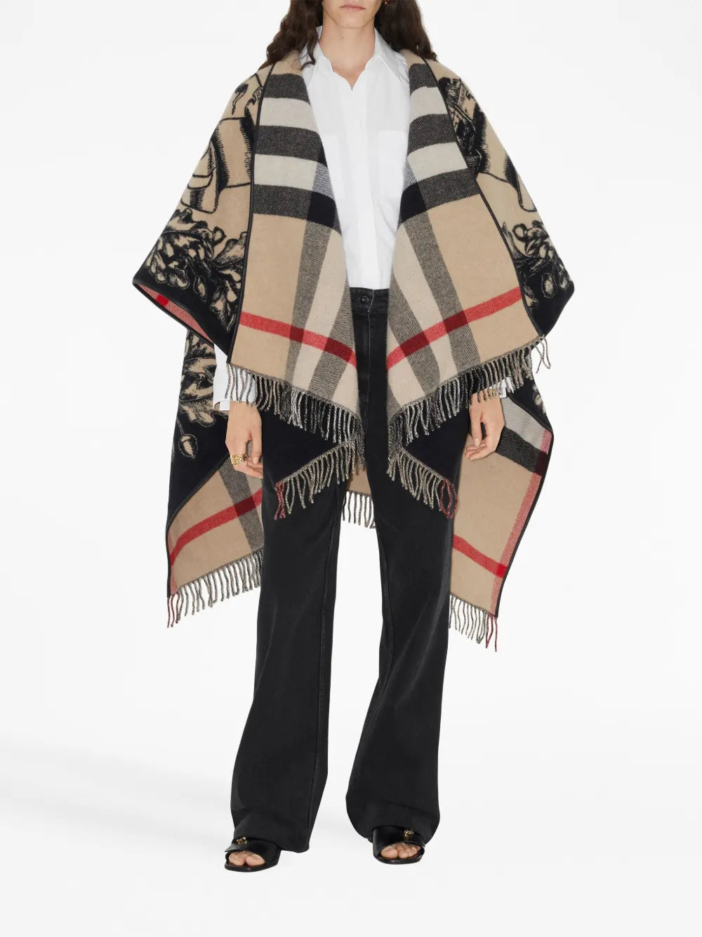 Equestrian Knight Wool Cape