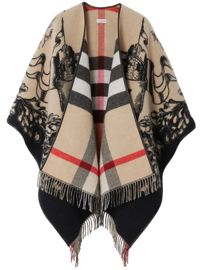 Equestrian Knight Wool Cape