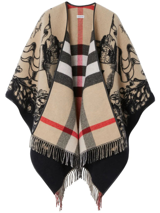 Equestrian Knight Wool Cape