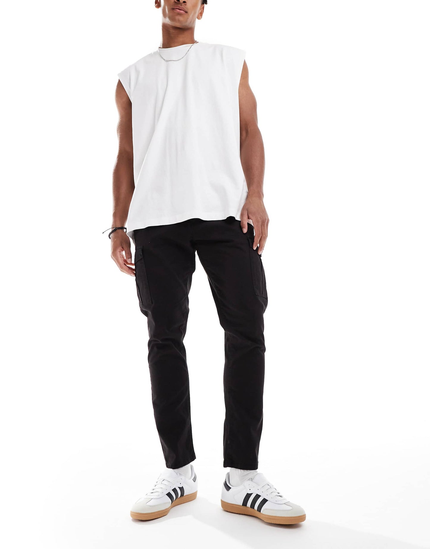 Cargo Style Chino Trousers