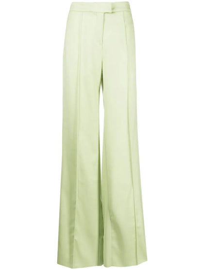 Andrea Straight-Leg Wool Trousers