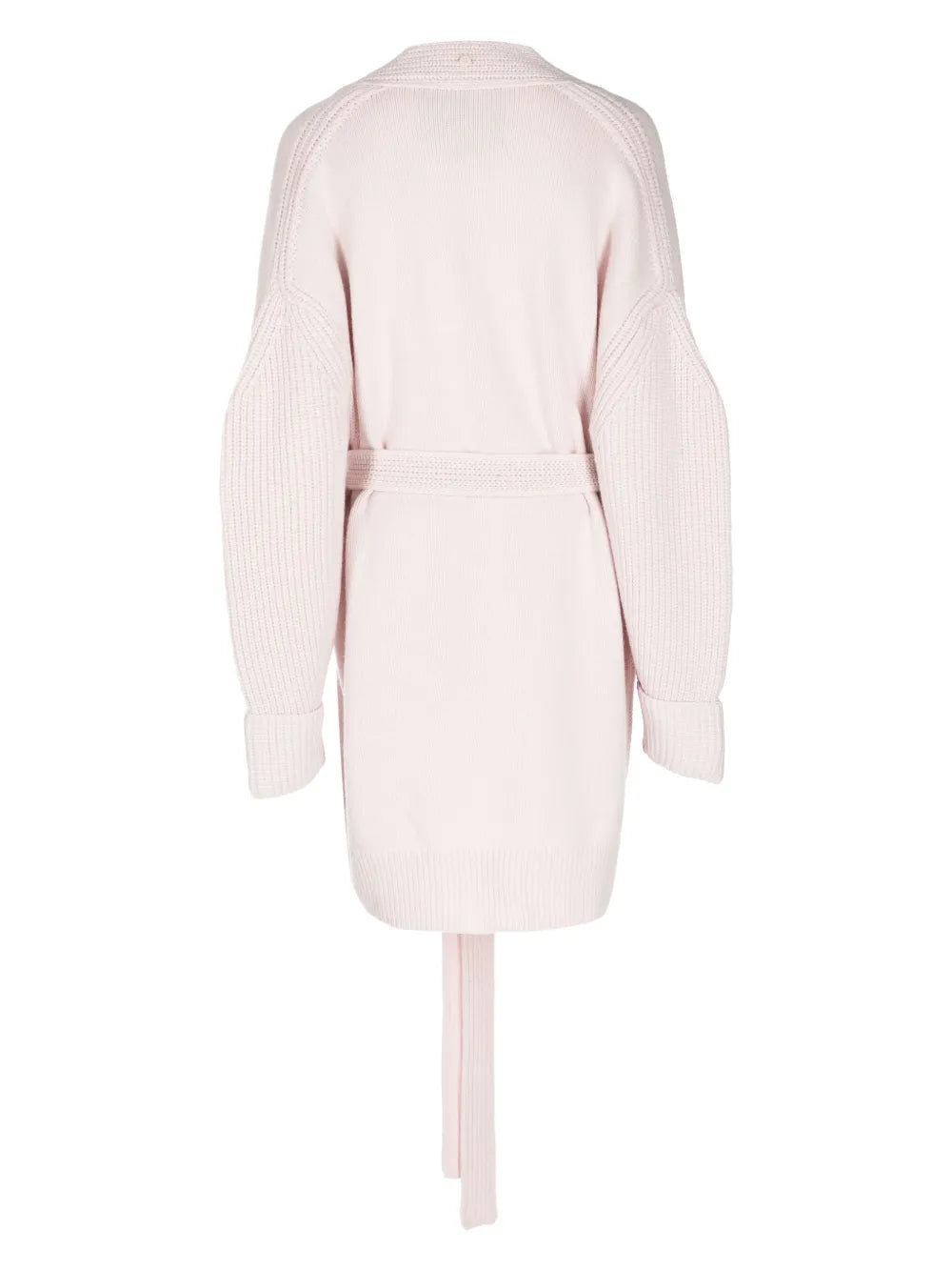 Tied-Waist V-Neck Cardi-Coat