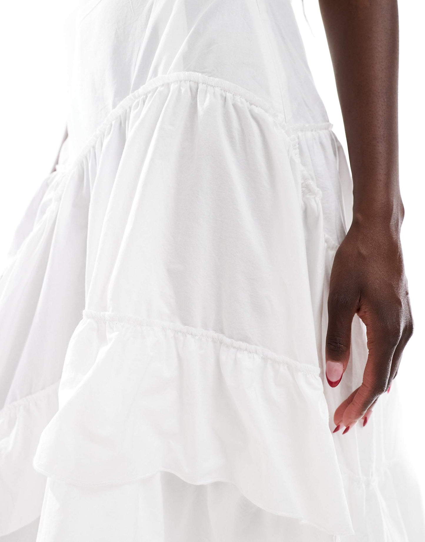 Str Layered Maxi Skirt