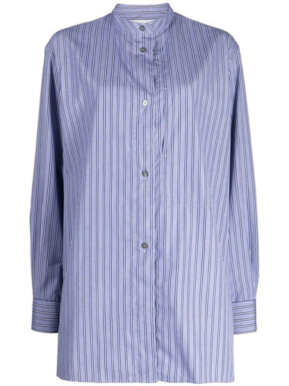Stripe-Print Cotton Shirt
