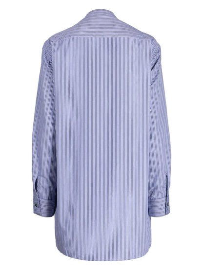 Stripe-Print Cotton Shirt