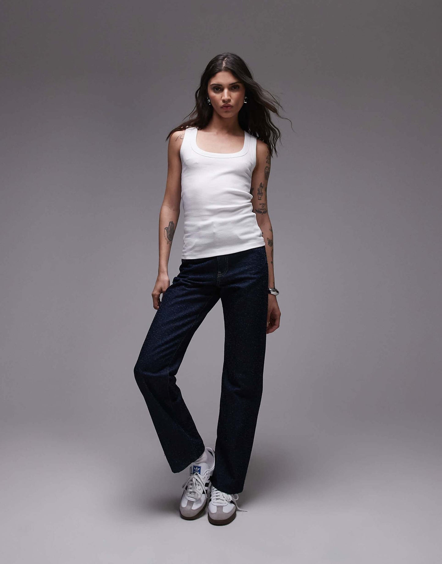 Rib Scoop Neck Vest