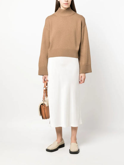 Mock-Neck Wool Jumper