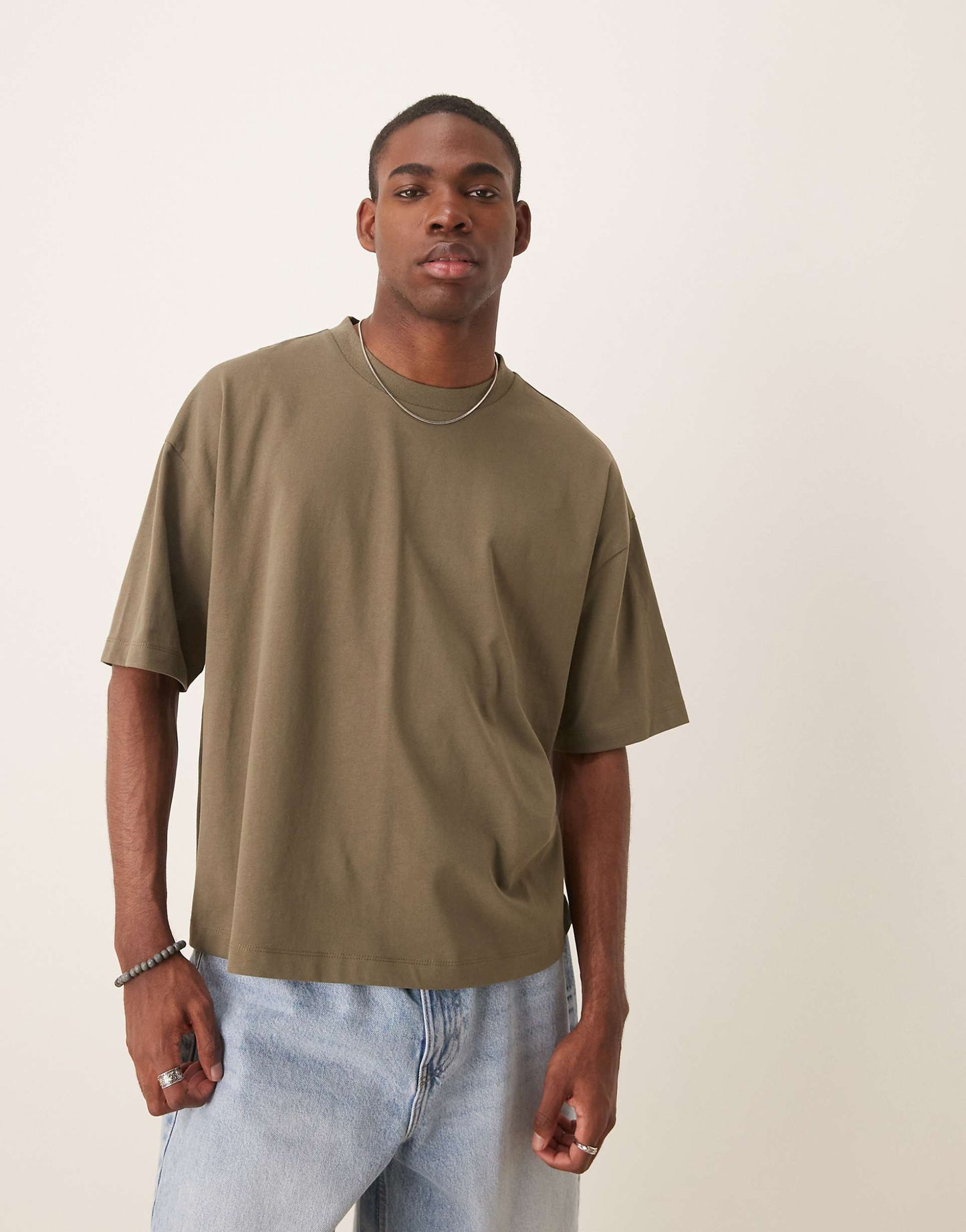 Boxy Oversized T-Shirt With Back City Graphic