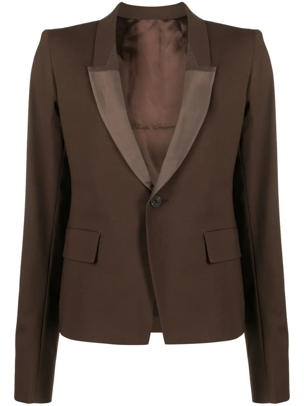 Shawl-Lapels Single-Breasted Blazer