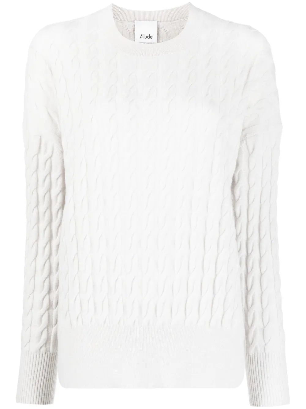 Cable-Knit Long-Sleeve Jumper