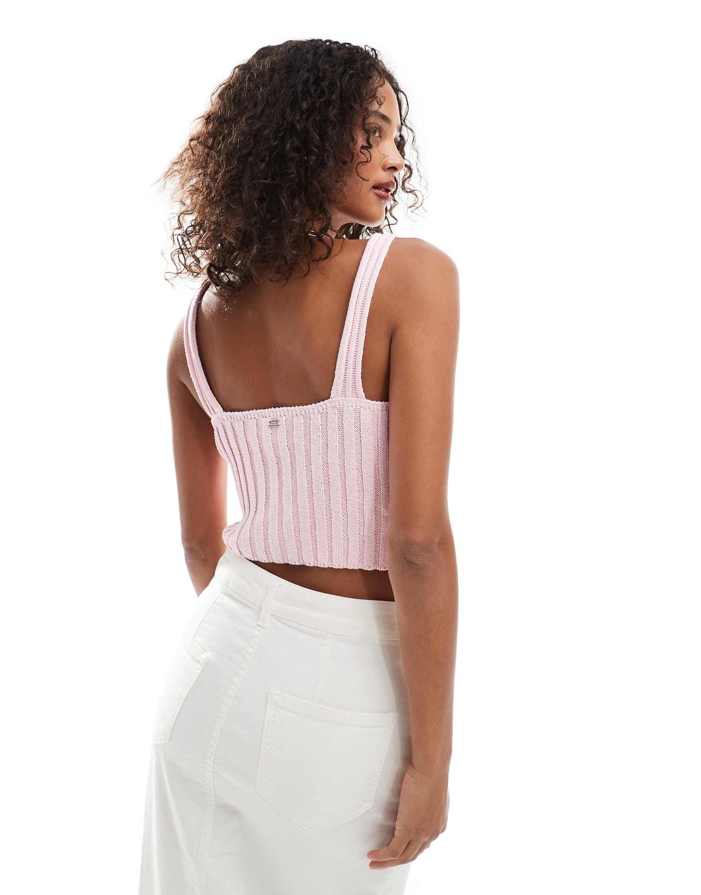 Knitted Crochet Crop Top