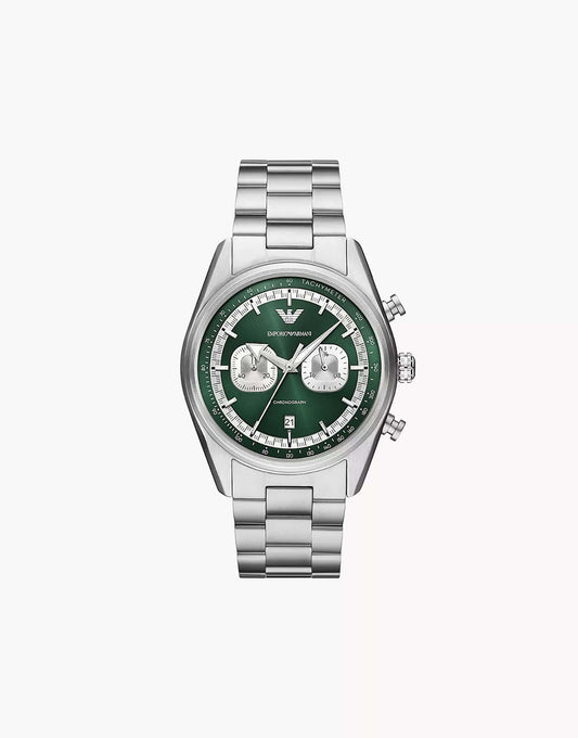 Men'S Chronograph, Stainless Steel Watch, Ar11637