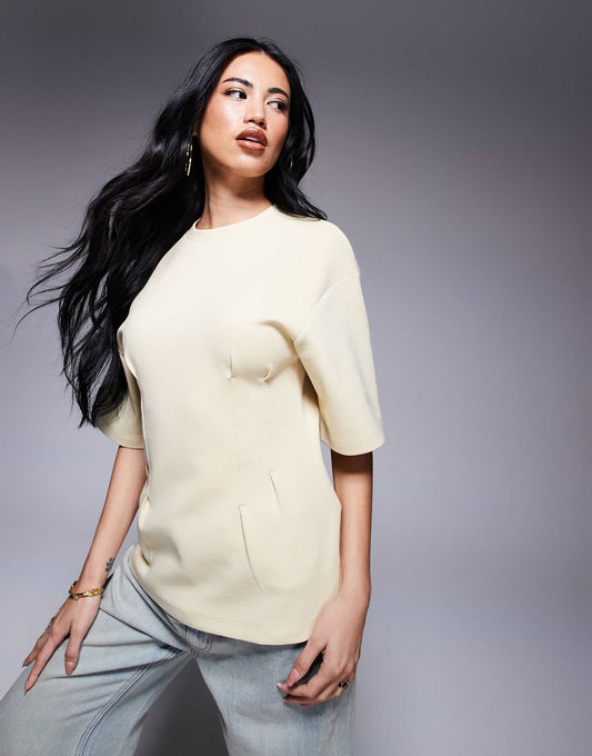 Cinched Interlock Tee