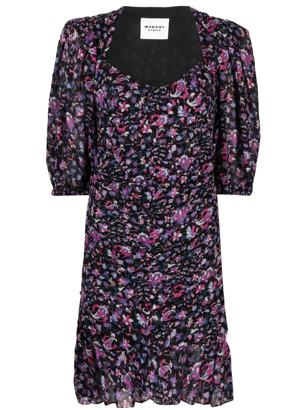Lunesa Floral-Print Cotton Dress