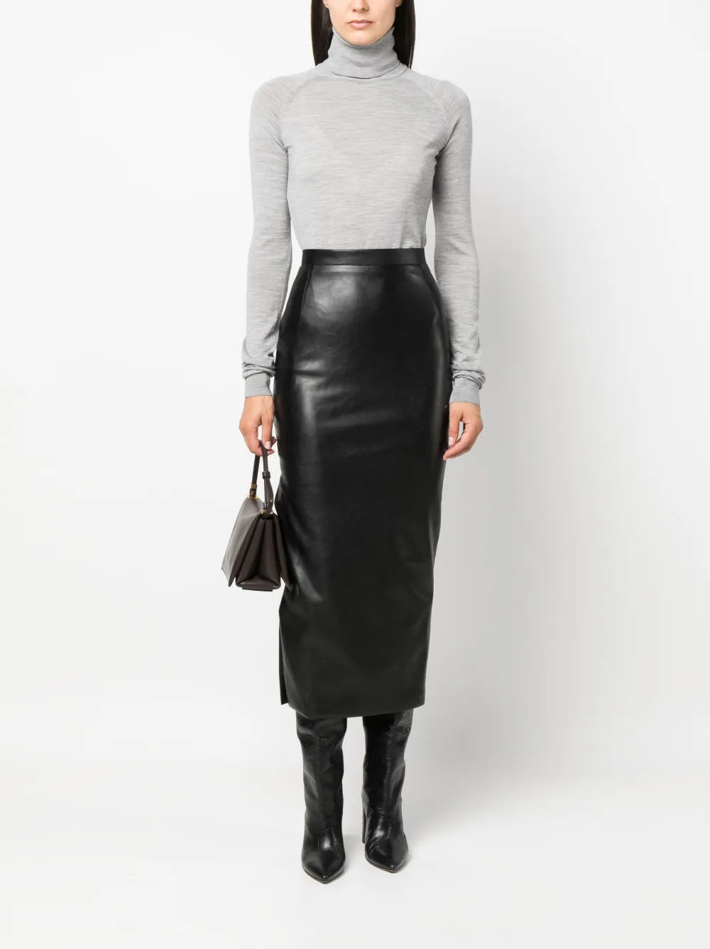 Roll-Neck Fine-Knit Jumper