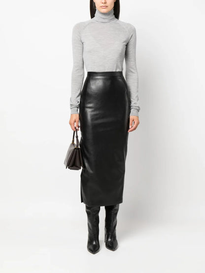 Roll-Neck Fine-Knit Jumper