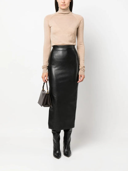 Roll-Neck Fine-Knit Jumper