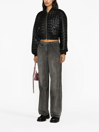 Wayne Mid-Rise Wide-Leg Jeans