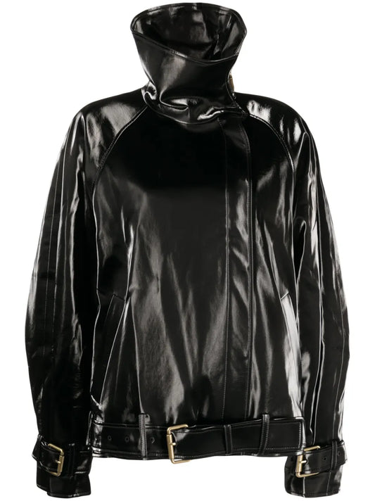 Juno Faux-Leather Jacket
