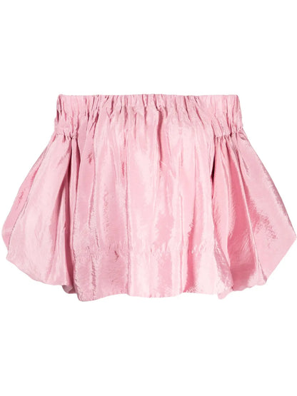 Carla Off-Shoulder Puff-Sleeve Blouse