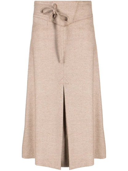 Boone Wool-Blend Midi Skirt