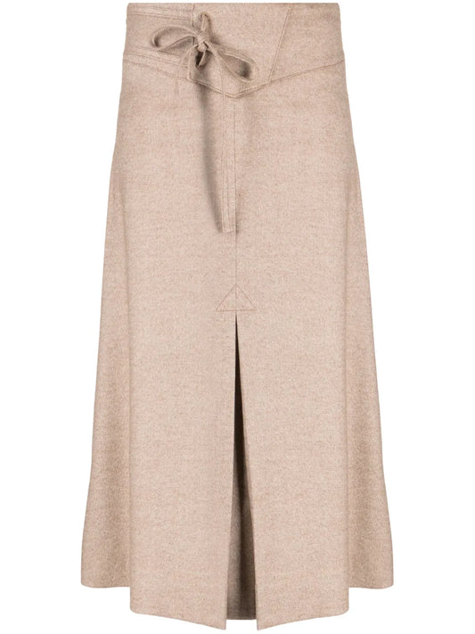 Boone Wool-Blend Midi Skirt