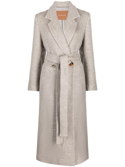 Gracie Double-Breasted Wool-Blend Coat
