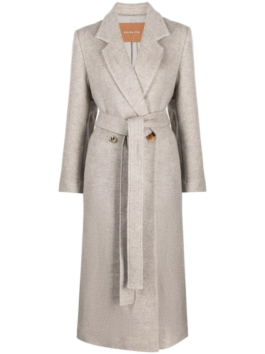 Gracie Double-Breasted Wool-Blend Coat