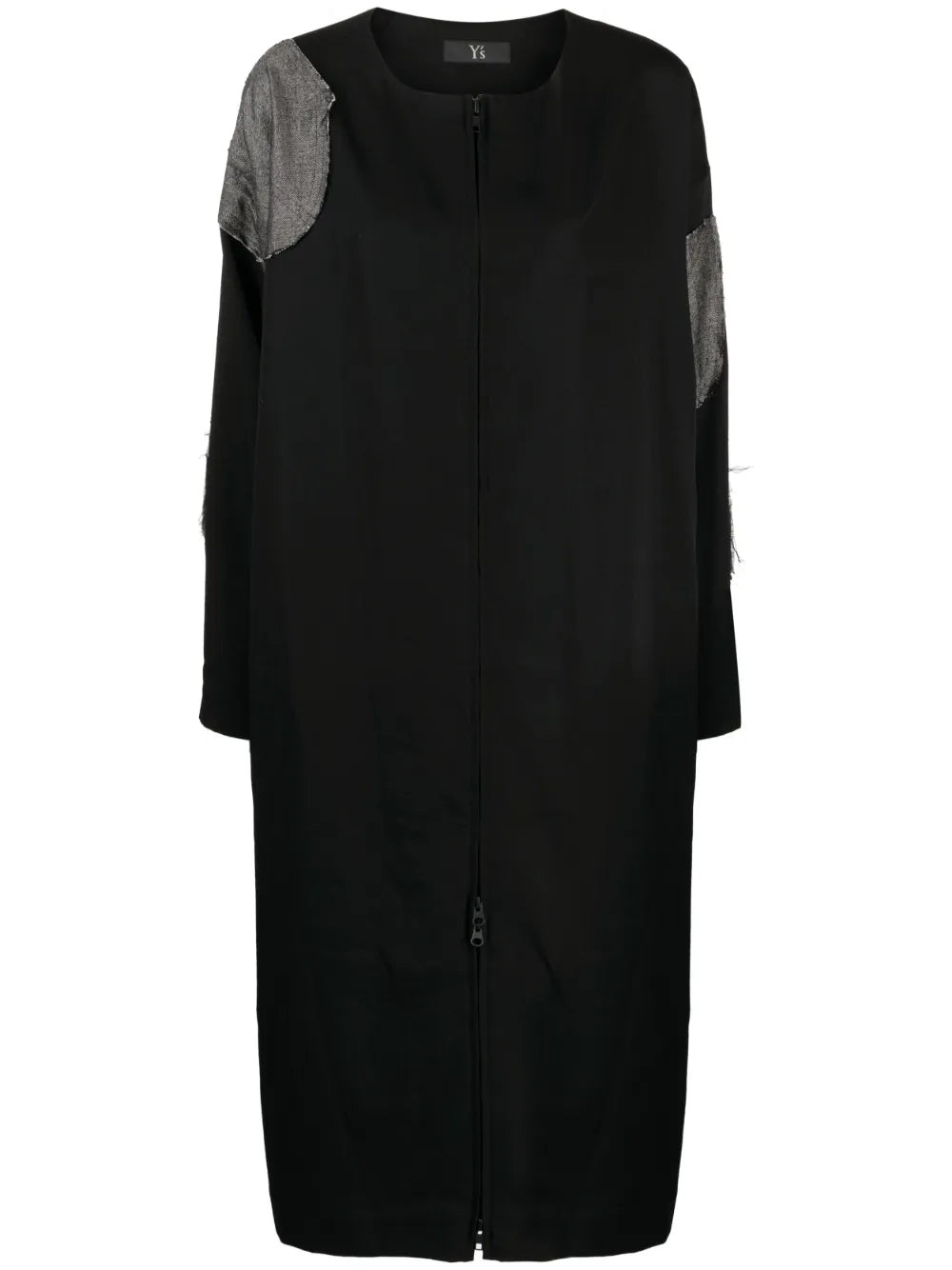 Zip-Up Wool Dress