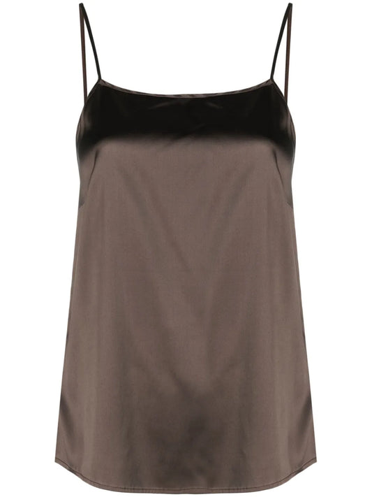 Satin-Weave Tank Top