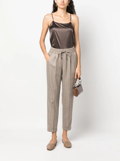 Satin-Weave Tank Top