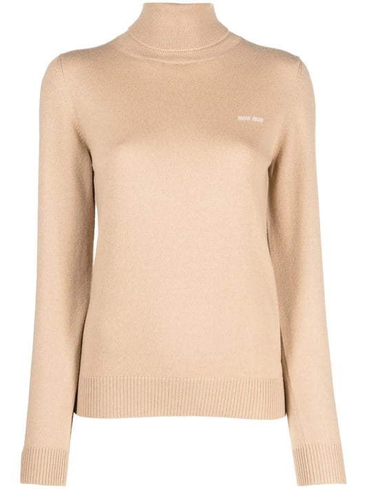 Logo-Intarsia Cashmere Jumper