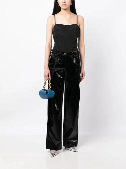 Aaron Faux-Leather Jeans