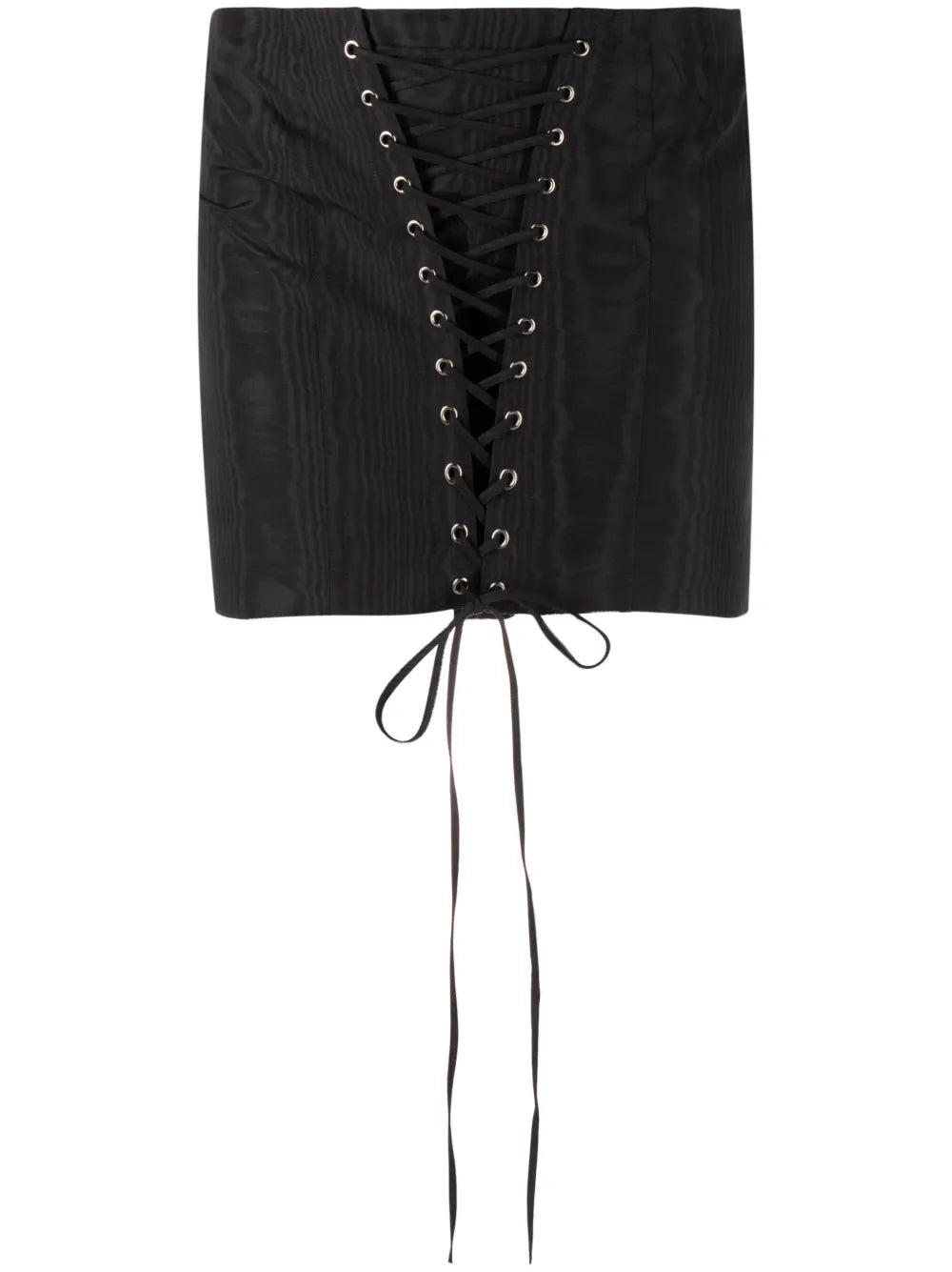 Lace-Up Mini Skirt