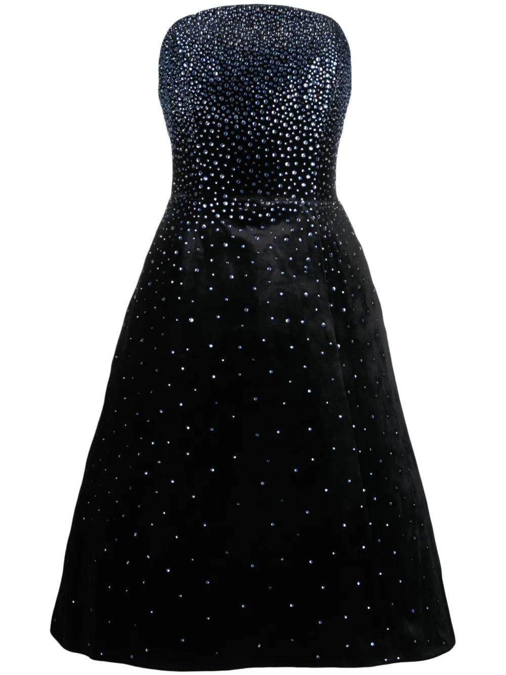 Crystal-Embellished Midi Dress
