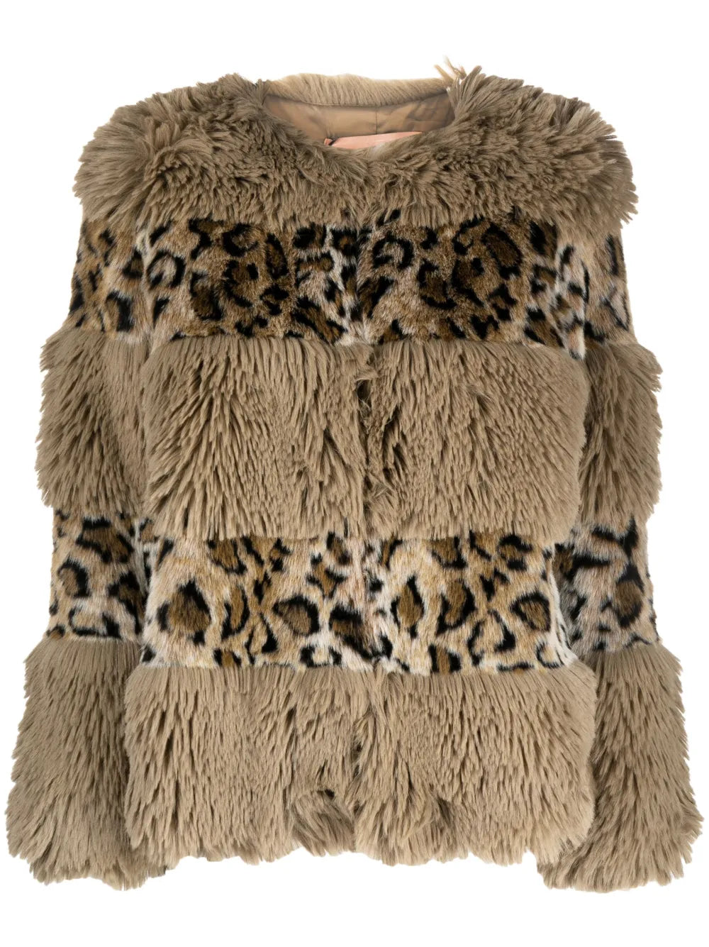 Animal-Print Faux-Fur Jacket