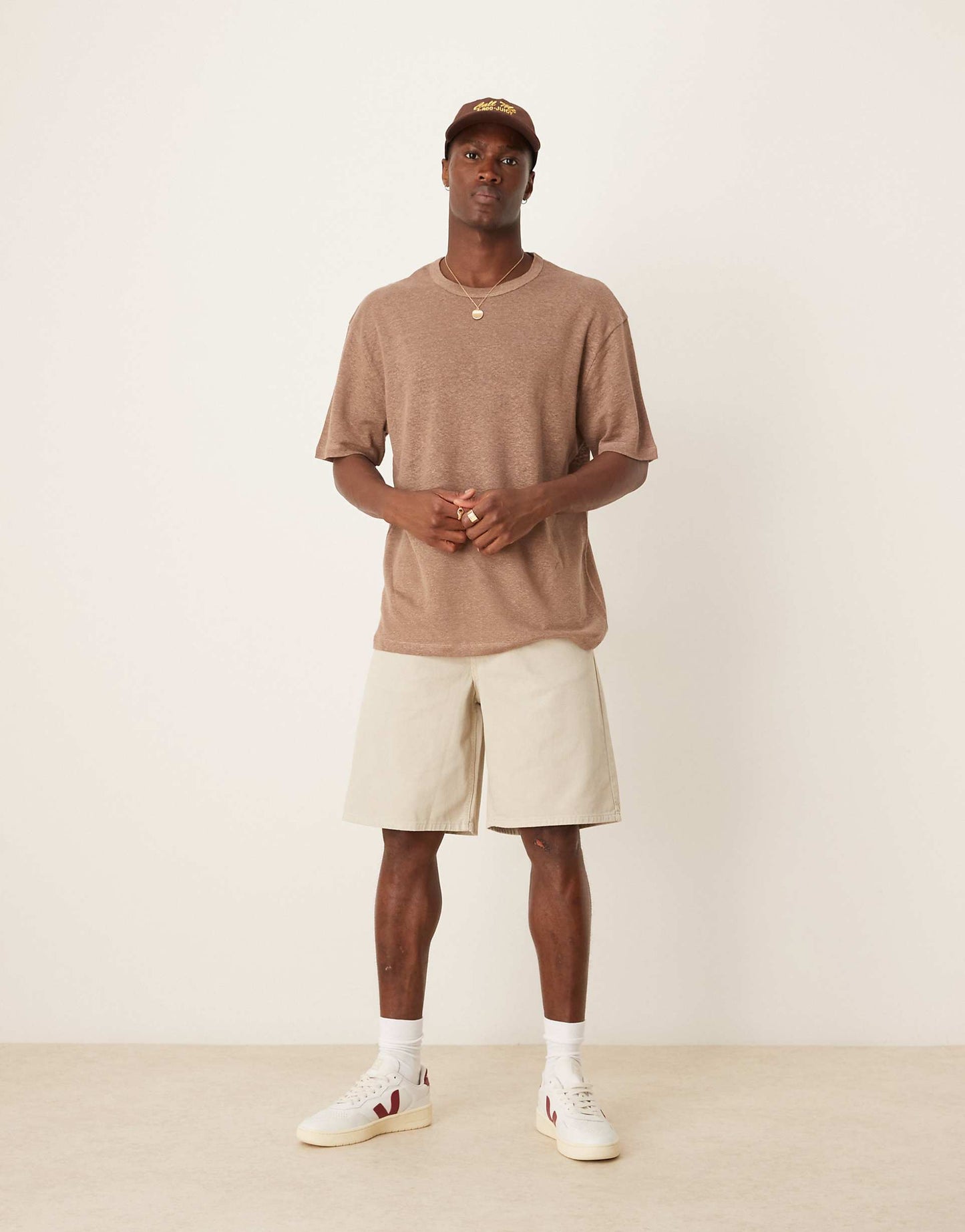 Premium Linen Relaxed T-Shirt