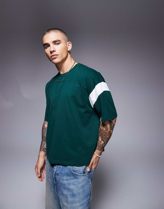 Oversized Boxy Contrast T-Shirt