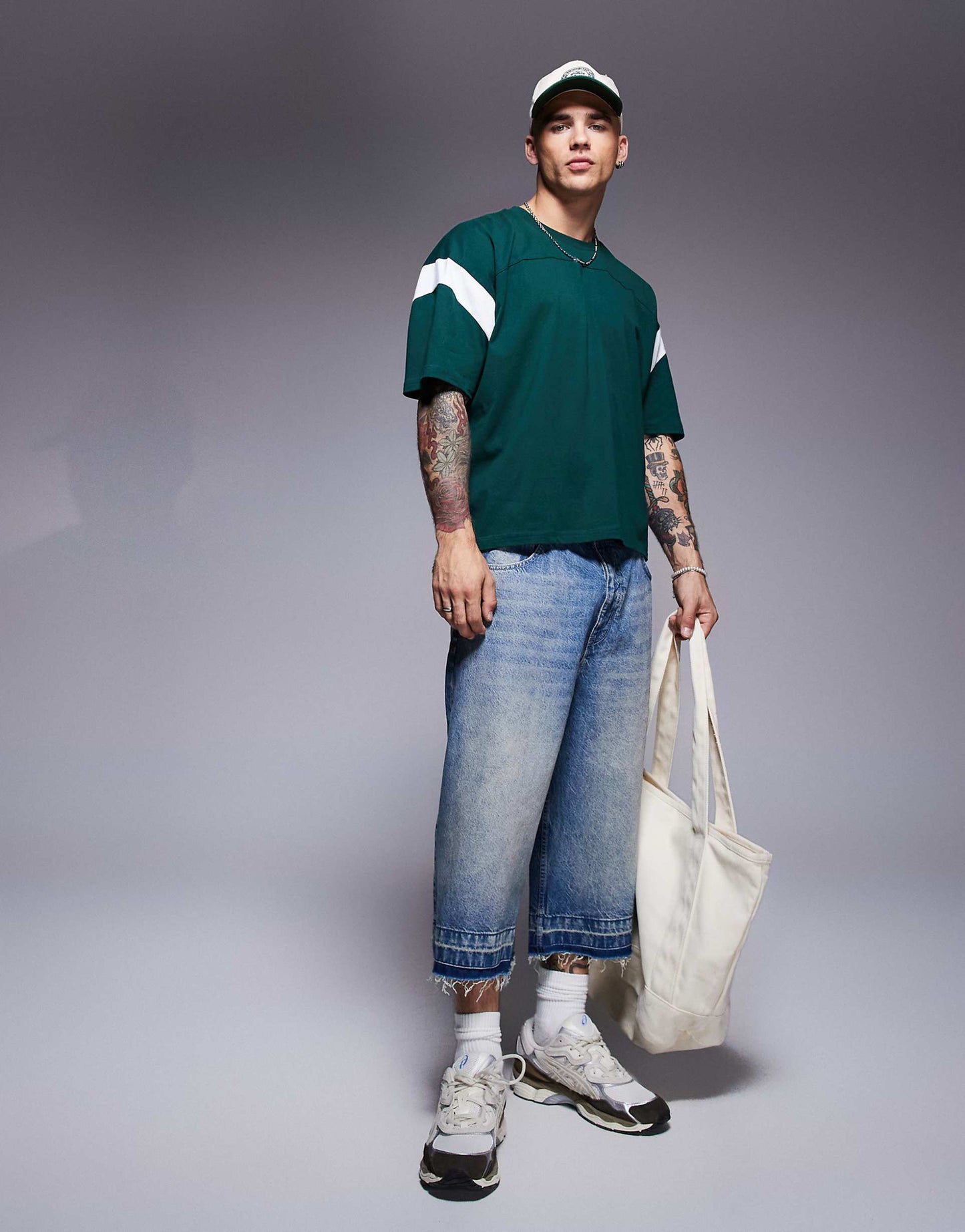 Oversized Boxy Contrast T-Shirt