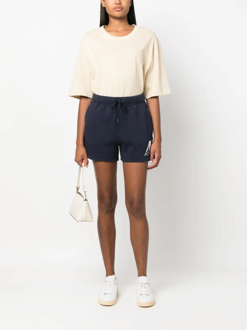 Logo-Print Cotton Short Shorts