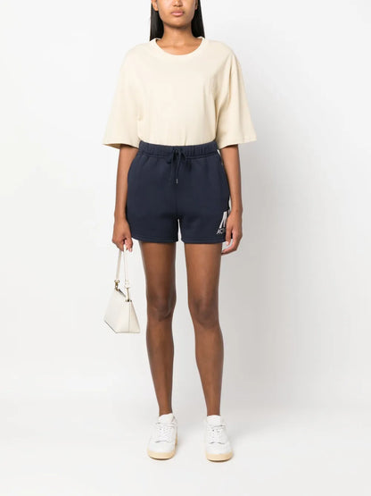 Logo-Print Cotton Short Shorts