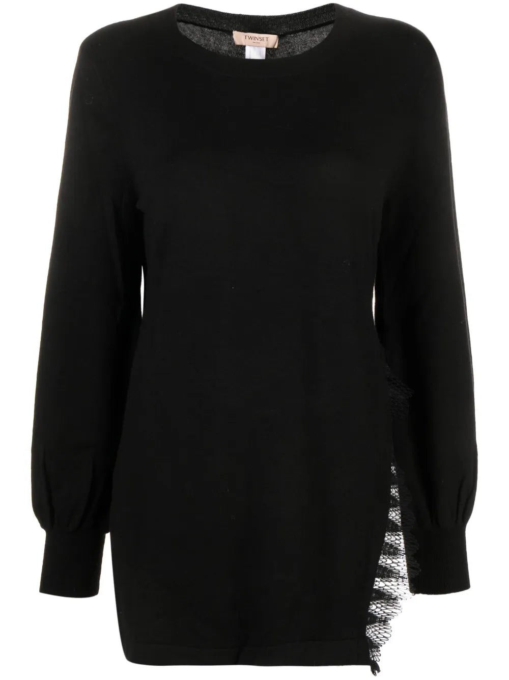 Corded Lace-Trim Jumper